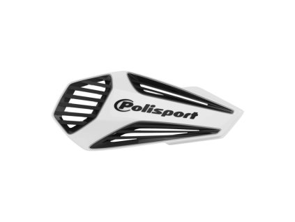 Chrániče páček POLISPORT MX AIR 8308400002 s univerzální montážní sadou na řidítka White / Black