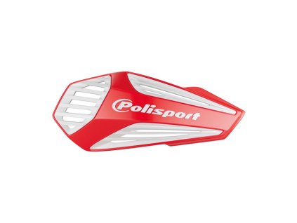 Chrániče páček POLISPORT MX AIR 8308400010 s univerzální montážní sadou na řidítka Red CR04 / White