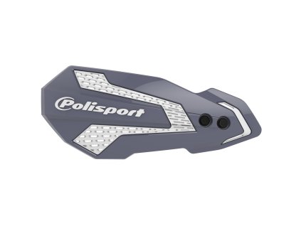 Chrániče páček POLISPORT MX FLOW 8308200041 Grey/White s montážní sadou