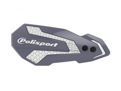 Chrániče páček POLISPORT MX FLOW 8308200054 Grey/White s montážní sadou