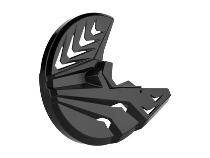 Kryt předního brzdového kotouče se spodním krytem vidlice POLISPORT PERFORMANCE 8151600001 černá/černá