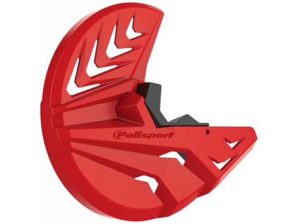 Spodní chránič vidlice a kotouče POLISPORT PERFORMANCE 8151400007 Red CR04/Black