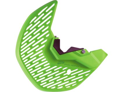 Kryt předního brzdového kotouče se spodním krytem vidlice POLISPORT PERFORMANCE 8158100003 zelená