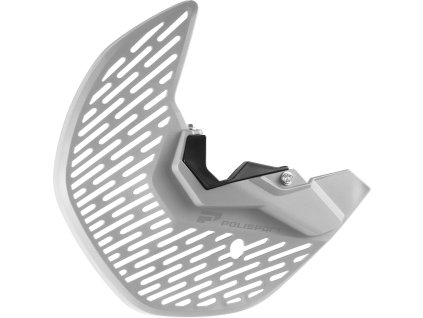 Kryt předního brzdového kotouče se spodním krytem vidlice POLISPORT PERFORMANCE 8158400002 bílá
