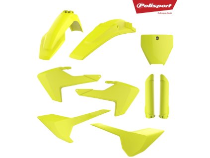Sada plastů POLISPORT 90741 neonově žlutá