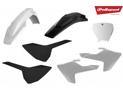 Sada plastů POLISPORT 90828 bílá/černá
