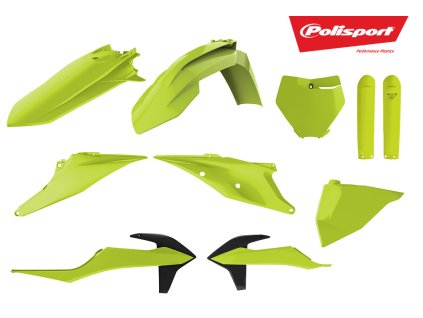 Sada plastů POLISPORT 90812 fluorescentní žlutá