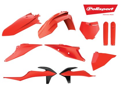 Sada plastů POLISPORT 90815 fluorescentní oranžová