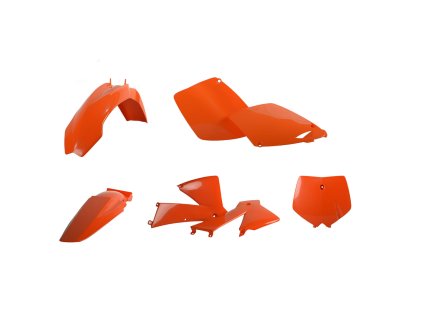 Sada plastů POLISPORT 90651 Oranžová Ktm