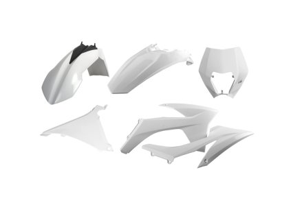 Sada plastů POLISPORT 90854 bílá ktm