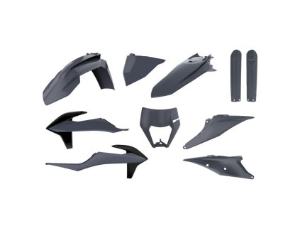 Sada plastů POLISPORT 90917 šedá nardo