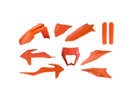 Sada plastů POLISPORT 91041 enduro oranžová