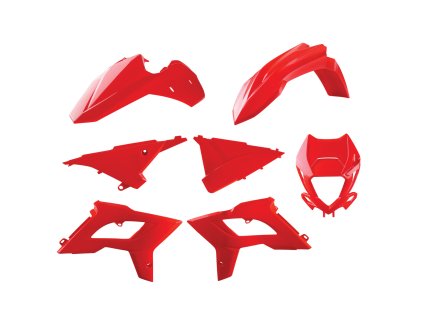 Sada plastů POLISPORT 91085 restyling červená