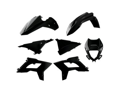 Sada plastů POLISPORT 91087 restyling černá