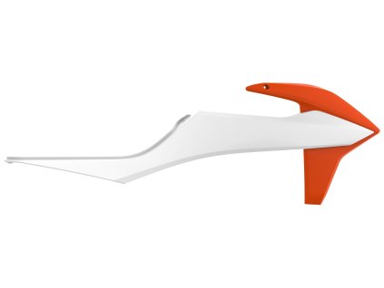 Spoilery chladiče POLISPORT 8422100009 (pár) oranžocý ktm16/bílý BD