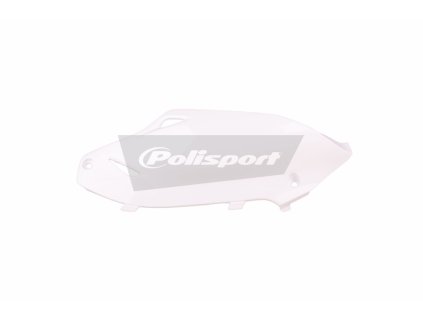 Boční číslové tabulky POLISPORT 8416100001 (pár) bílá