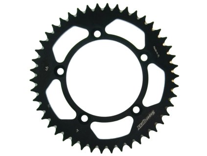 Hliníková řetězová rozeta SUPERSPROX RAL-4:46-BLK černý 46 zubů, 420