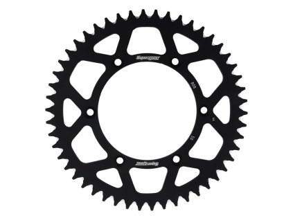 Hliníková řetězová rozeta SUPERSPROX RAL-808:50-BLK černý 50 zubů, 520