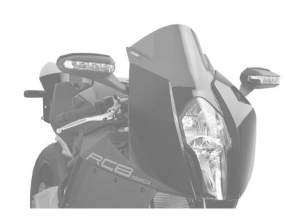 Plexi štít PUIG RACING 4944H kouřová