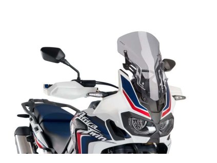 Plexi štít PUIG RACING WITH SUPPORT + PROTECTION 9155H kouřová