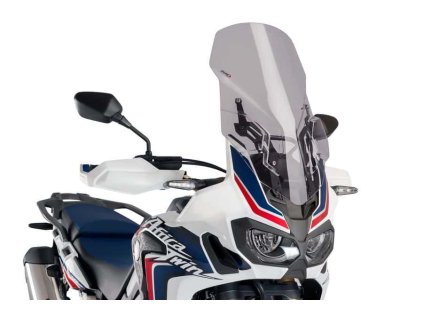 Plexi štít PUIG TOURING WITH SUPPORT + PROTECTION 9156H kouřová