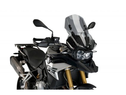 Plexi štít PUIG RACING WITH SUPPORT + PROTECTION 3179H kouřová