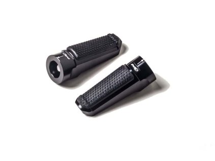 Stupačky bez adaptérů PUIG SPORT 7318N černý s gumou