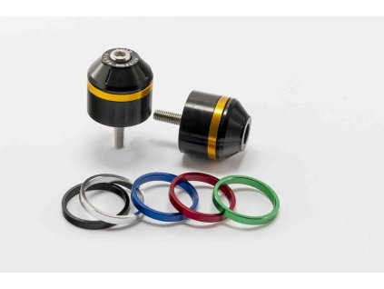 Závažíčka řidítek PUIG SHORT WITH RING 8505N včetně barevných kroužků