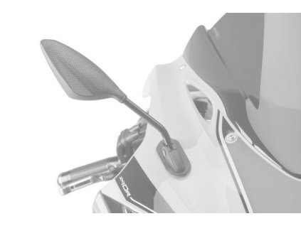 Zpětné zrcátko PUIG RS2 30° FAIRING FITTING 7351N černý levý