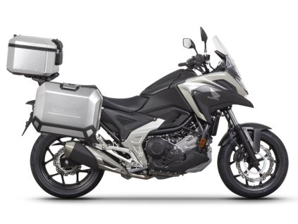 Kompletní sada hliníkových kufrů SHAD TERRA, 37L topcase 47L/47L boční kufry, včetně montážní sady a plotny SHAD HONDA NC 750 X 2021-