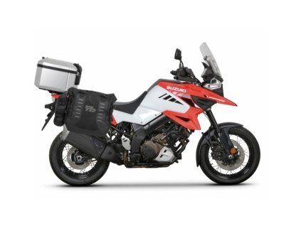 Kompletní sada bočních adventure brašen SHAD TERRA TR40 a hliníkového 55L vrchního kufru, včetně montážní sady SHAD SUZUKI DL 1000 V-Strom/ DL 1050 V-Strom