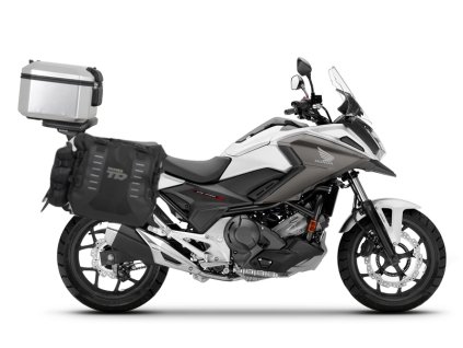 Kompletní sada bočních adventure brašen SHAD TERRA TR40 a hliníkového 55L vrchního kufru, včetně montážní sady SHAD HONDA NC 750 X