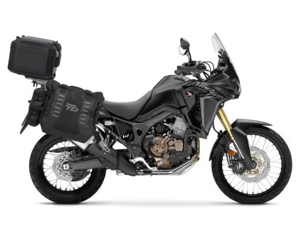 Kompletní sada bočních adventure brašen SHAD TERRA TR40 a  černého hliníkového 55L topcase, včetně montážní sady SHAD HONDA CRF 1000 Africa Twin