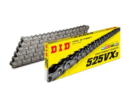 VX série X-Kroužkový řetěz D.I.D Chain 525VX3 128 L