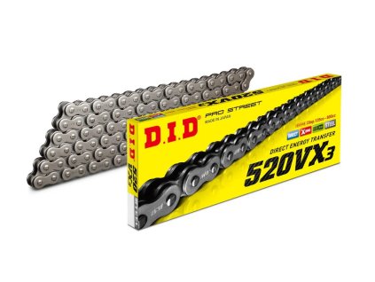 VX série X-Kroužkový řetěz D.I.D Chain 520VX3 106 L