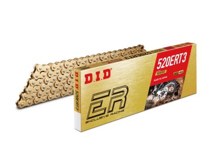 Motokrosový řetěz D.I.D Chain 520ER-T3 SDH 120 L Zlatá/Zlatá