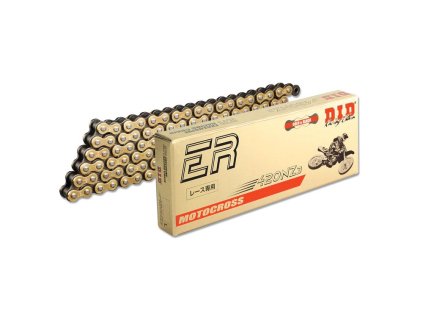 Zesílený netěsněný řetěz D.I.D Chain 420NZ3 SDH 130 L Zlatá/Černá