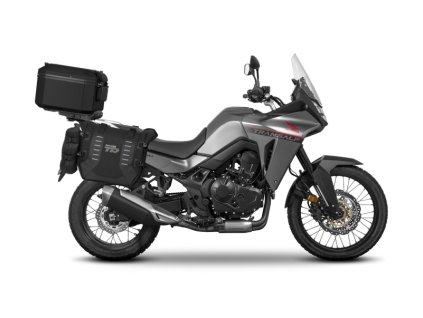Kompletní sada bočních adventure brašen SHAD TERRA TR40 a hliníkového 55L vrchního kufru, včetně montážní sady SHAD HONDA TRANSALP 750