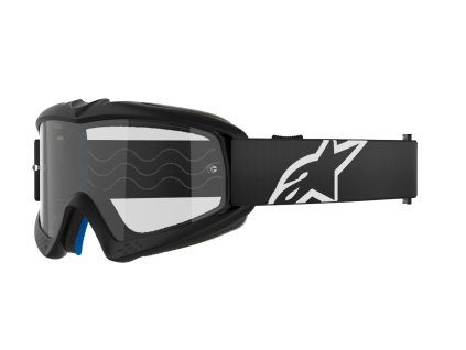 brýle VISION YOUTH CORP, ALPINESTARS, dětské (černá, čiré plexi) 2025