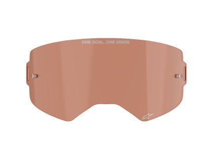 plexi pro brýle SUPERTECH, ALPINESTARS (oranžovo hnědá afterburn)