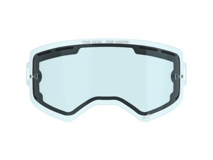 plexi pro brýle SUPERTECH, ALPINESTARS (dvojité antifog modré)