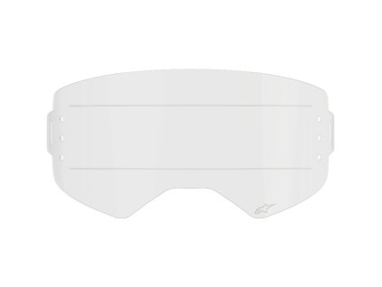 plexi pro brýle SUPERTECH, ALPINESTARS (čiré pro systém roll-off)