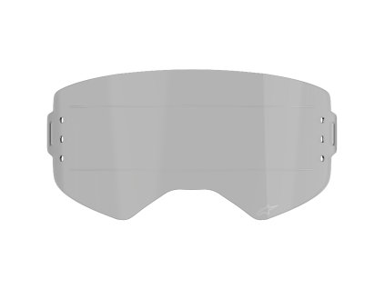 plexi pro brýle SUPERTECH, ALPINESTARS (kouřové pro systém roll-off)