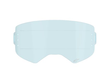plexi pro brýle SUPERTECH, ALPINESTARS (modré pro systém roll-off)