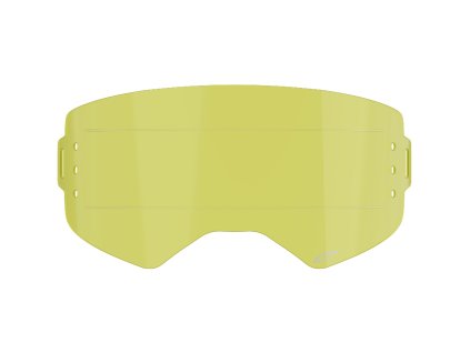 plexi pro brýle SUPERTECH, ALPINESTARS (žluté pro systém roll-off)