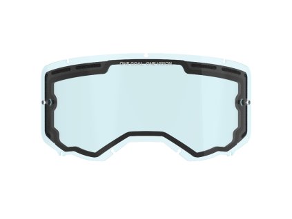 plexi pro brýle VISION 8/5/3, ALPINESTARS (dvojité antifog modré)