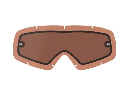 plexi pro brýle VISION YOUTH, ALPINESTARS (dvojité antifog oranžovo hnědá afterburn)