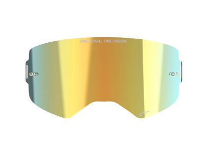 plexi pro brýle SUPERTECH, ALPINESTARS (zrcadlové zlaté)