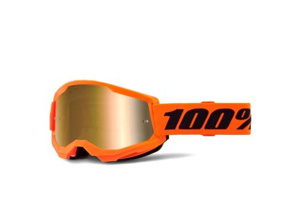 Brýle 100% Strata 2 fluo oranž