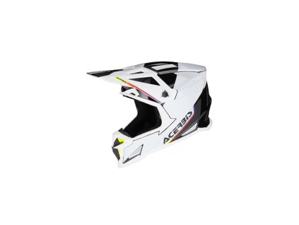 ACERBIS přilba T711 bílá/černá XL